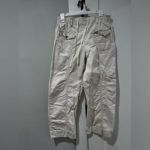 Pilcro Women's Cream Cargo Pants